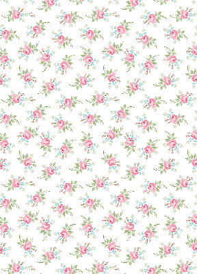 Roller blind for large window Roses