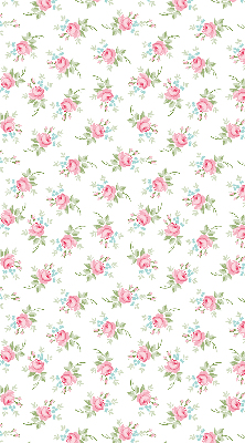 Roller blind for large window Roses