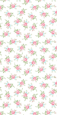 Roller blind for large window Roses