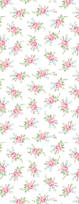 Roller blind for large window Roses