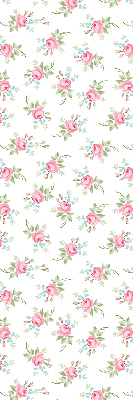 Roller blind for large window Roses