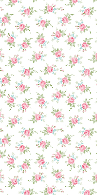 Roller blind for large window Roses