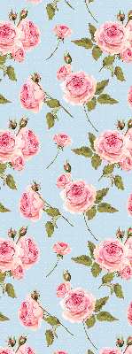 Fabric roller blind Roses