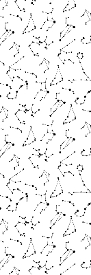Modern roller blind Constellations