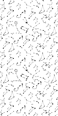 Modern roller blind Constellations