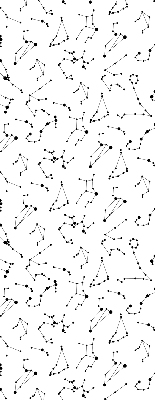 Modern roller blind Constellations