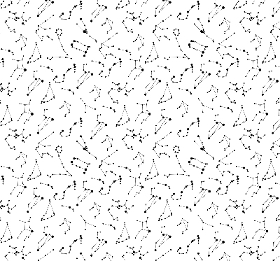 Modern roller blind Constellations