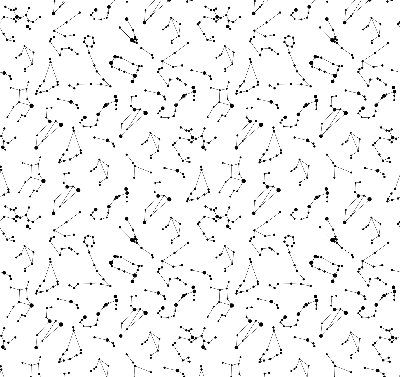 Modern roller blind Constellations