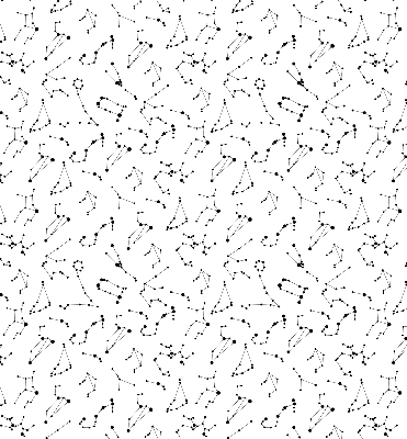 Modern roller blind Constellations