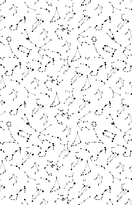 Modern roller blind Constellations