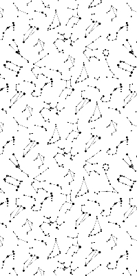 Modern roller blind Constellations