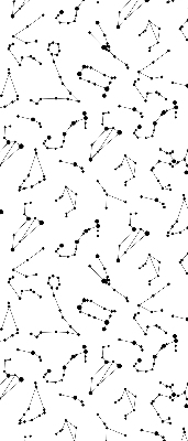 Modern roller blind Constellations
