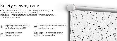 Modern roller blind Constellations