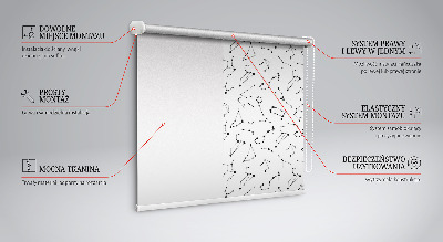 Modern roller blind Constellations