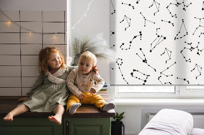 Modern roller blind Constellations