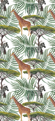 Modern roller blind Animals and trees