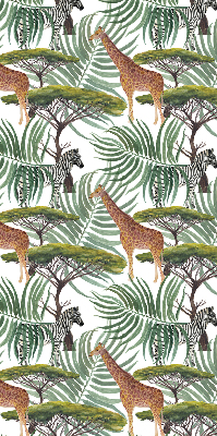 Modern roller blind Animals and trees