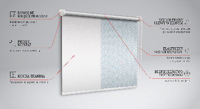 Roller blind for large windows in semicircular shape