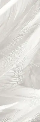 Modern roller blind feathers pattern