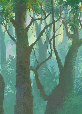 Roller blind for large window trees print