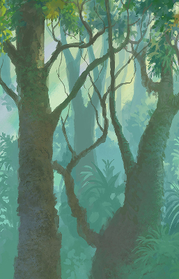 Roller blind for large window trees print