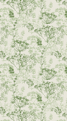 Fabric roller blind Green plants
