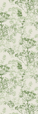 Fabric roller blind Green plants
