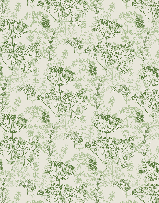 Fabric roller blind Green plants
