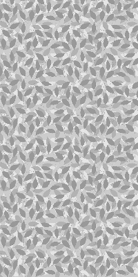 Modern roller blind Gray leaves