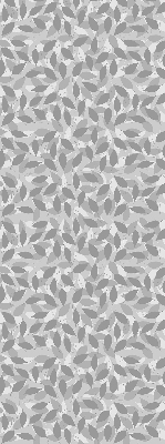 Modern roller blind Gray leaves