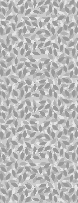 Modern roller blind Gray leaves