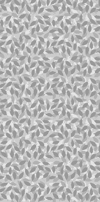 Modern roller blind Gray leaves