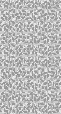 Modern roller blind Gray leaves