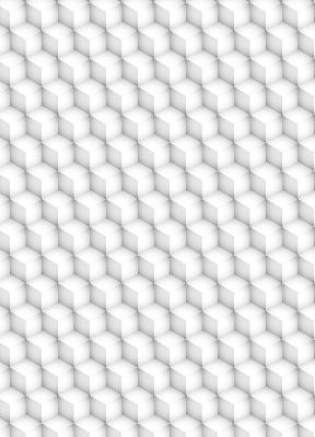 Roller blind for large window 3d cubes