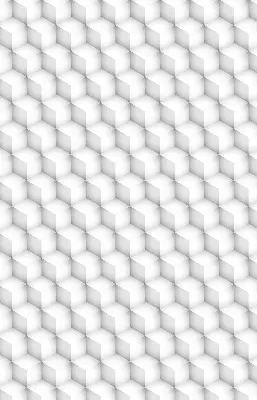 Roller blind for large window 3D cubes print