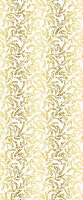 Fabric roller blind Golden branches