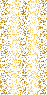 Fabric roller blind Golden branches