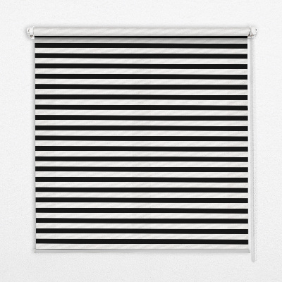 Modern roller blind Black stripes