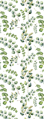 Fabric roller blind Green twigs