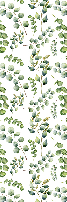 Fabric roller blind Green twigs