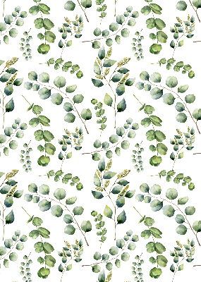 Fabric roller blind Green twigs