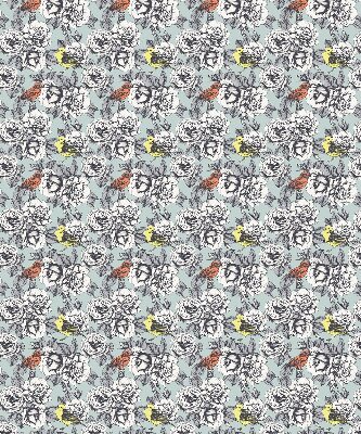 Modern roller blind Flowers