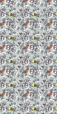 Modern roller blind Flowers