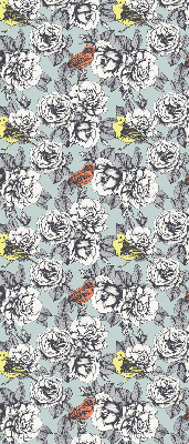 Modern roller blind Flowers