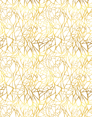 Fabric roller blind Yellow pattern