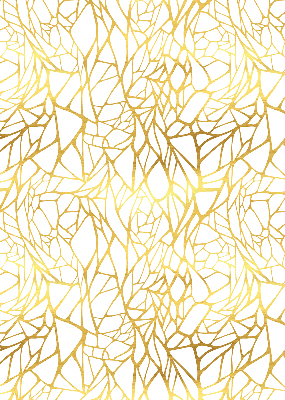 Fabric roller blind Yellow pattern