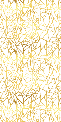 Fabric roller blind Yellow pattern