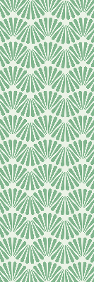 Modern roller blind Green slalom