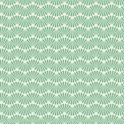 Modern roller blind Green slalom