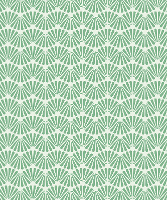 Modern roller blind Green slalom
